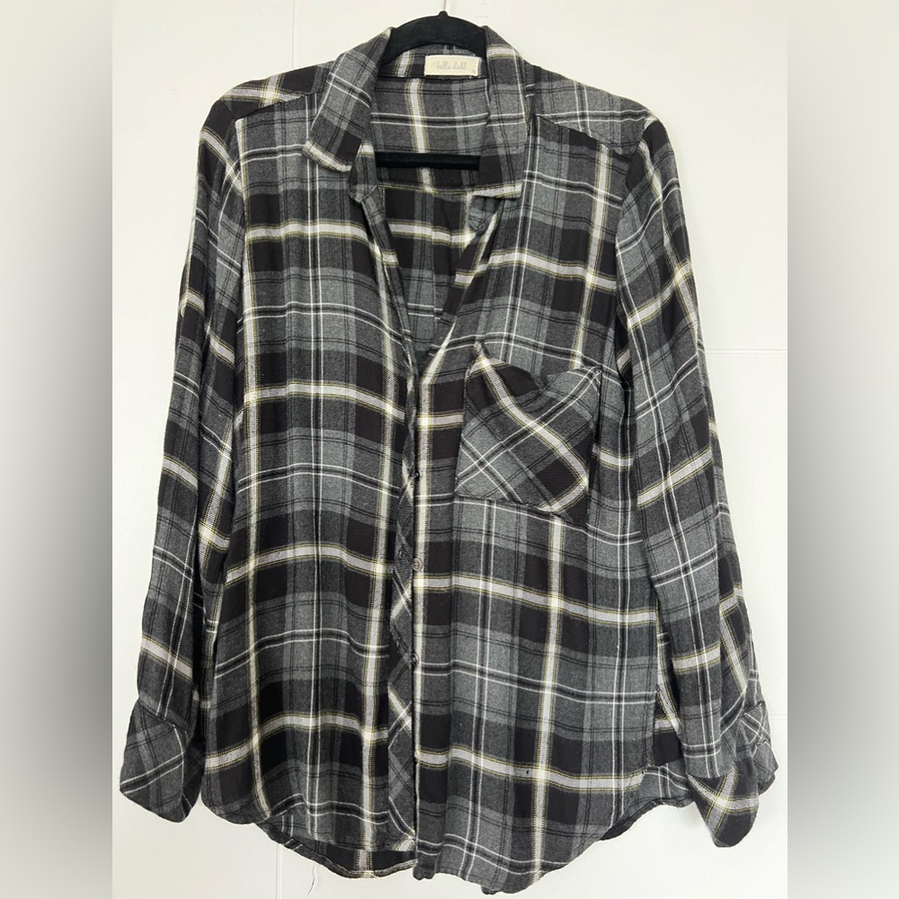 Bella Dahl Plaid Shirt size S